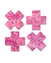 Load image into Gallery viewer, Pastease Premium Petites Disco Plus X - Pink O/S Pack of 2 Pair