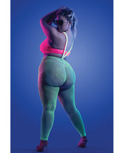 Load image into Gallery viewer, Glow Come Alive Suspender Stockings, Bralette & G-string Multi Color