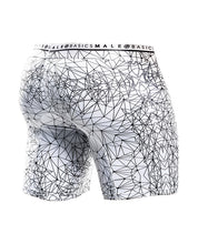 Load image into Gallery viewer, Male Basics Spider Hipster Boxer Brief White/black