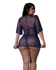 XXL Lingerie - Glow in the Dark 
3-Piece Set in Black
