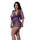 QUEEN SIZE - Glow in the Dark Top with Thong