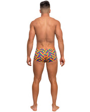Load image into Gallery viewer, Pride Fest Contoured Pouch Mini Short Rainbow