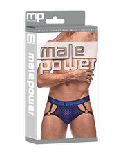 Load image into Gallery viewer, Diamond Mesh Jock Ring Blue