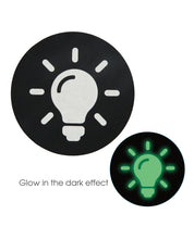 Load image into Gallery viewer, Glow in the Dark Light Bulb Peekaboo Pasties – Pack of 2
