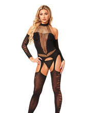 Load image into Gallery viewer, Halter Body Stocking Jumpsuit O/s