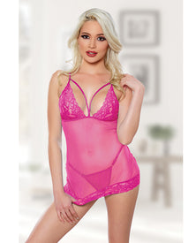 Allure Blush Me Babydoll & G-string