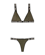 Load image into Gallery viewer, Vibes Boss Bitch Bralette & Thong Panty