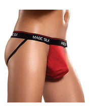 Load image into Gallery viewer, 100% Silk Jock Strap Red