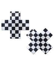 Load image into Gallery viewer, Pastease Premium Checker Cross - Black/White O/S