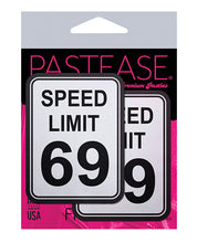 Load image into Gallery viewer, Pastease Premium Speed Limit 69 - White/Black O/S