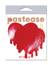 Load image into Gallery viewer, Pastease Faux Leather Melty Heart - Red O/S