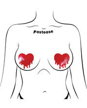 Load image into Gallery viewer, Pastease Faux Leather Melty Heart - Red O/S