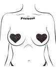 Pastease All Sparkle Heart - Black O/S