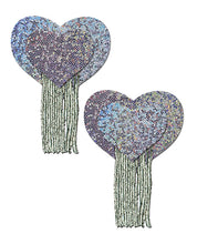 Load image into Gallery viewer, Pastease Tassel Glitter Heart - Silver O/S