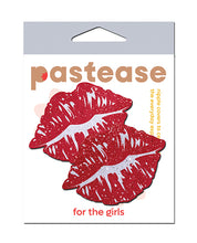 Load image into Gallery viewer, Pastease Premium Sparkle Kissing Lips - Red O/S