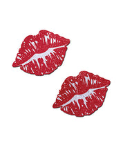 Load image into Gallery viewer, Pastease Premium Sparkle Kissing Lips - Red O/S