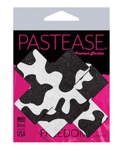 Load image into Gallery viewer, Pastease Premium Plus X Cow Print Cross - Black/White O/S