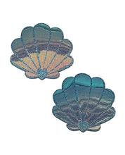 Load image into Gallery viewer, Pastease Opalescent Mermaid Shells - Seafoam Blue O/S