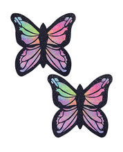 Load image into Gallery viewer, Pastease Coverage Twinkle Velvet Butterfly - Rainbow O/S