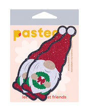 Load image into Gallery viewer, Pastease Holiday Wreath Garden Gnome - Multi O/S