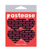 Load image into Gallery viewer, Pastease Petites Fuck Me Hearts - Black/Pink O/S