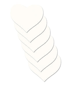 Pastease Refill Heart Double Stick Shapes - Pack of 3 O/S
