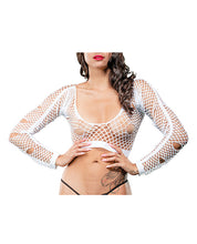 Load image into Gallery viewer, Beverly Hills Naughty Girl Crotchless Mixed Hole Leggings O/s