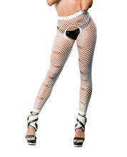 Load image into Gallery viewer, Beverly Hills Naughty Girl Crotchless Mixed Hole Leggings O/s