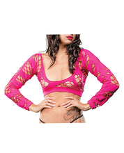 Load image into Gallery viewer, Beverly Hills Naughty Girl Crotchless Mesh &amp; Fishnet Leggings O/s