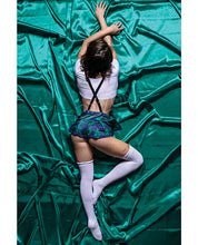 Load image into Gallery viewer, Role Play Sultry School Babe 6 Pc Set Green