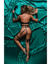 Load image into Gallery viewer, Role Play Bondage Baddie 7 Pc Set Black