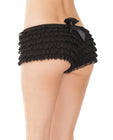 Ruffle Shorts W/back Bow Detai