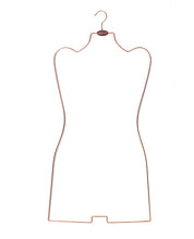 Load image into Gallery viewer, Coquette Branded Metal Body Hanger - Rose Gold