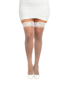 Thigh High Fish Net with Back Seam - QN