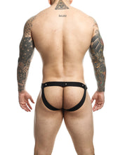 Load image into Gallery viewer, Dngeon Snap Jockstrap - Black/White Zebra O/S
