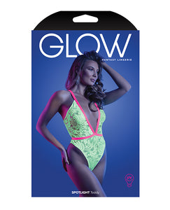 Glow in the Dark Teddy Neon Chartreuse