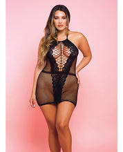 Load image into Gallery viewer, Netted Bad Romance Chemise