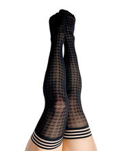 Load image into Gallery viewer, Kix&#39;ies Meaghan Houndstooth Thigh High