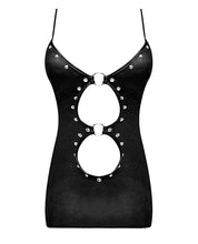 Load image into Gallery viewer, Lust Selene Keyhole Front Dress W/zipper Back &amp; G-string Black