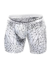 Load image into Gallery viewer, Male Basics Spider Hipster Boxer Brief White/black