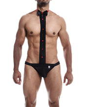 Load image into Gallery viewer, Male Basics Tuxedo Lace Jockstrap Black