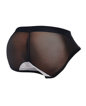 Load image into Gallery viewer, Male Basics Mob Maitre D Brief, Bow &amp; French Cuffs Black/white