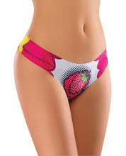 Load image into Gallery viewer, Mememe Intrigue Kissberry Printed Thong