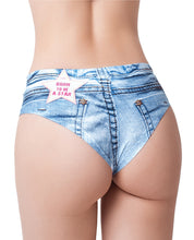 Load image into Gallery viewer, Mememe Denim Booty Jeans Light Printed Slip