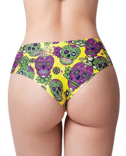 Load image into Gallery viewer, Mememe Skulls Lovers Muertos Printed Slip