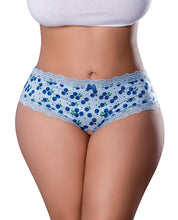 Load image into Gallery viewer, Sweet Treats Crotchless Boy Short w/Wicked Sensual Care Blueberry Lube - Blue QN