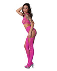 Glow in the Dark Lingerie Set - Neon Pink 