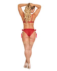 4sugar & Spice Ribbon Tie Bra & Panty Red