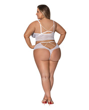 Load image into Gallery viewer, Modern Romance Bralette &amp; Cheeky Hipster White 2X