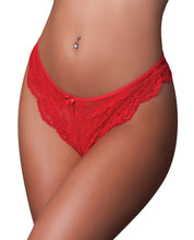 Load image into Gallery viewer, Sugar High Split Crotch Panty - Red L/XL